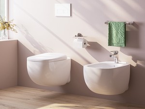 WC suspendu Imperia 52 cm rimless blanc brillant